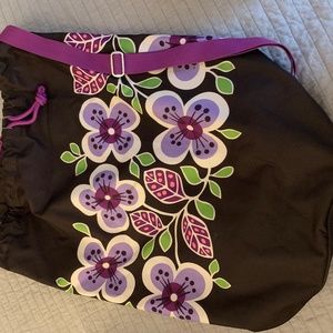 Vera Bradley Plum Petals Laundry Bag